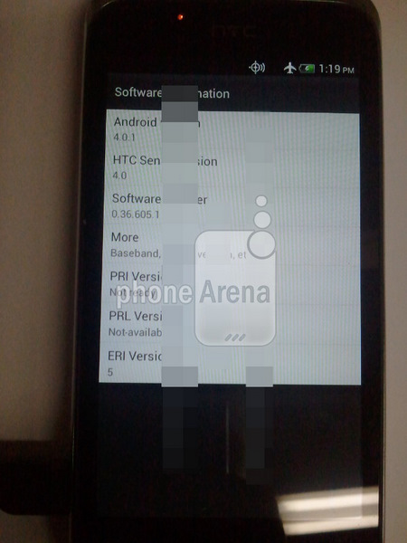 HTC'nin Android Ice Cream Sandwich işletim sistemli modeli görüntülendi