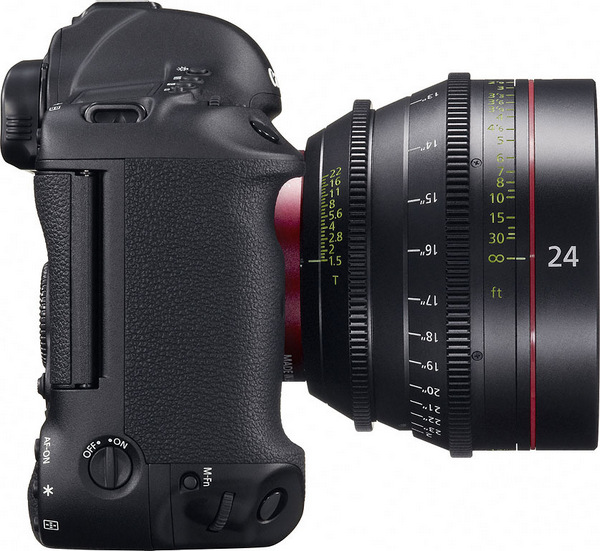 Canon'dan 4096 x 2160 piksel video kaydedebilen Full Frame D-SLR: EOS-1D C