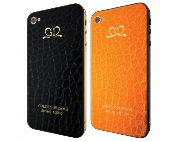 Golden Dreams'ten değerli materyallerle bezeli iPhone 4S koleksiyonu