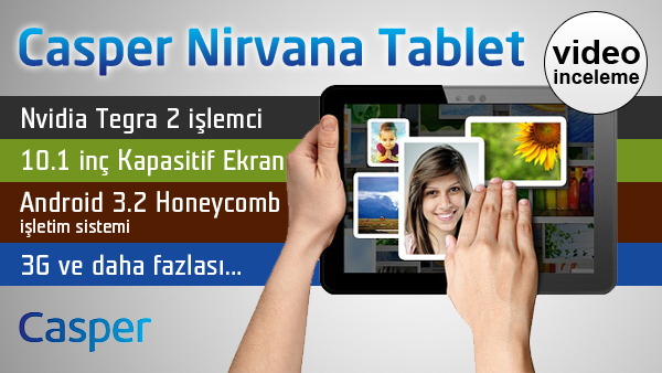 casper nirvana tablet video inceleme