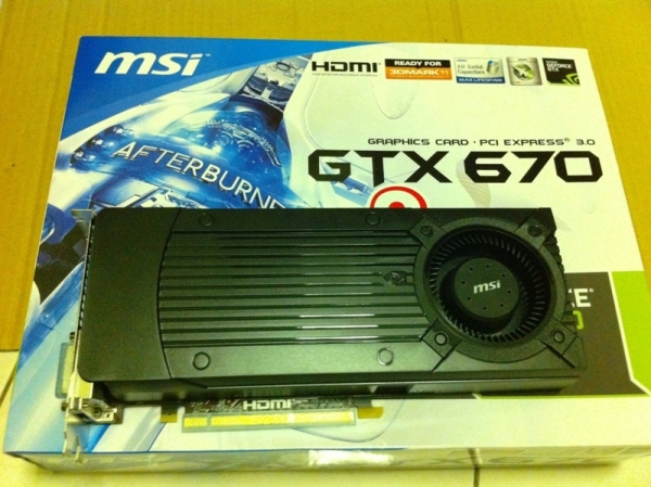 MSI'ın GeForce GTX 670 modeli ortaya çıktı