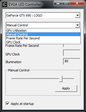 EVGA'dan GeForce GTX 690 için LED kontrol yazılımı