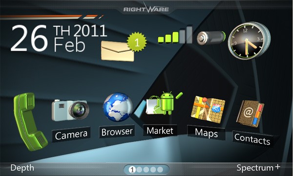 ZTE'den Android 4.0'lı akıllı telefonlar için Kanzi 3D kullanıcı arayüzü