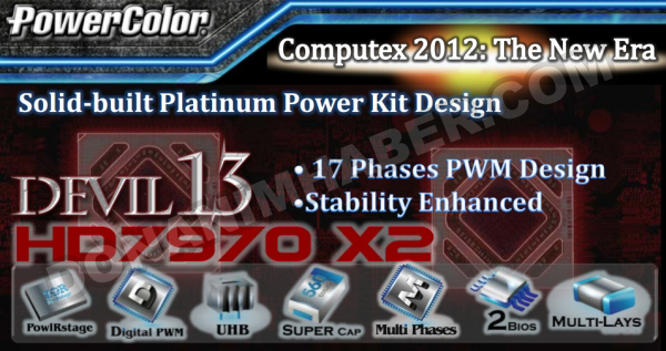 PowerColor'ın çift grafik işlemcili yeni devi Radeon HD 7970 X2 Devil13 detaylandı