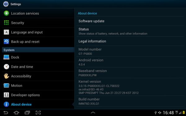 Galaxy Tab 7.7 için Android 4.0 güncellemesi başladı