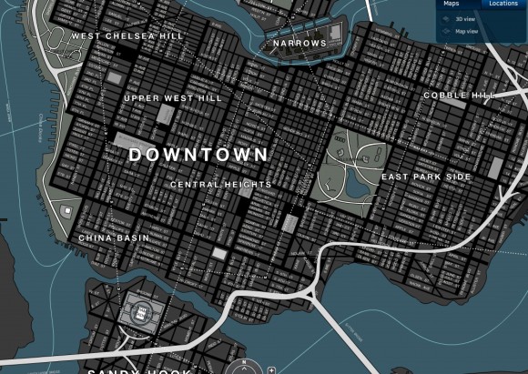 3 boyutlu Gotham şehir haritası yayınlandı
