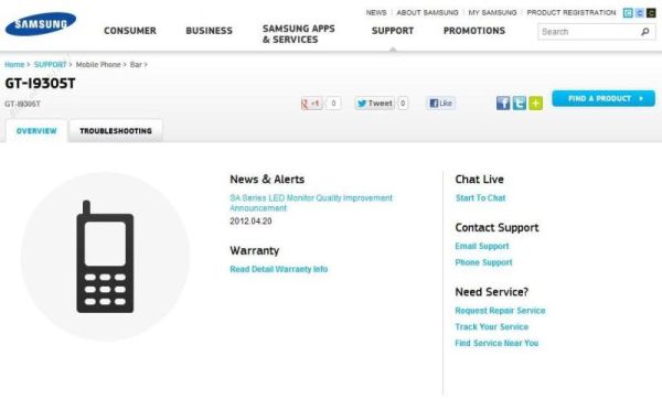 GT-N7100 ve GT-I9305, Samsung'un resmi destek sayfasında göründü