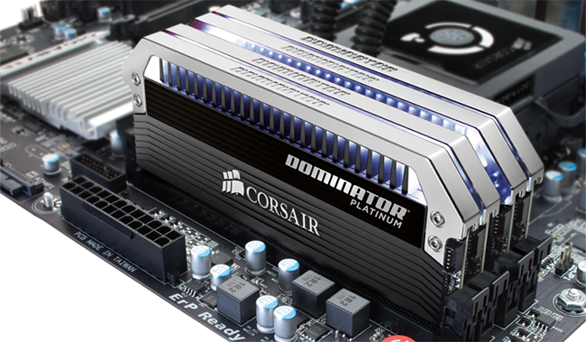 Corsair, Dominator Platinium serisi 16 GB DDR3-2400 MHz bellek kitini satışa sundu