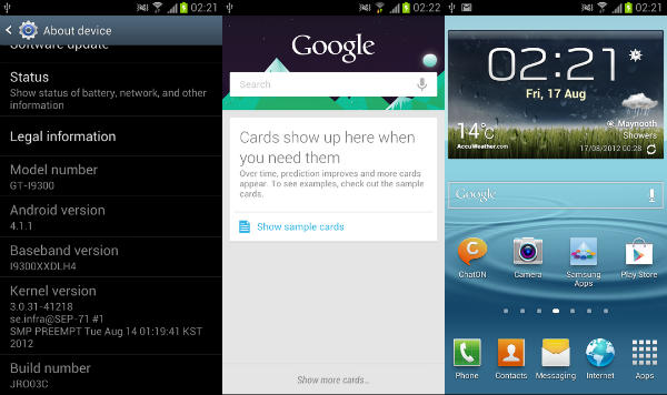 Galaxy S3 için Jelly Bean ROM'unun ikinci sürümü de sızdı