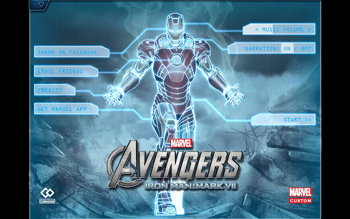 The Avengers-Iron Man Mark VII ile Iron Man hikayesi interaktif olarak cebinize geliyor