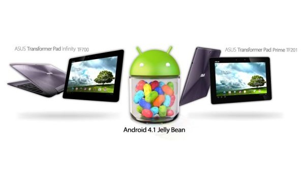 asus transformer prime icin android 4 1