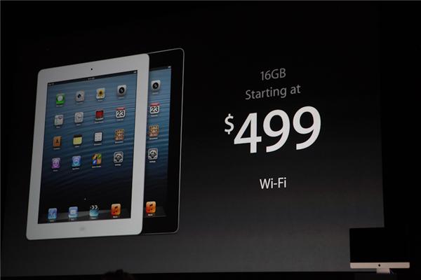 Apple, A6X çipsetli dördüncü nesil 9.7 inçlik iPad modelini duyurdu