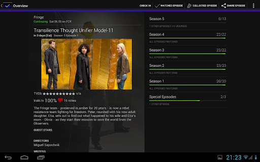SeriesGuide Show Manager ile hiçbir diziyi kaçırmayacaksınız