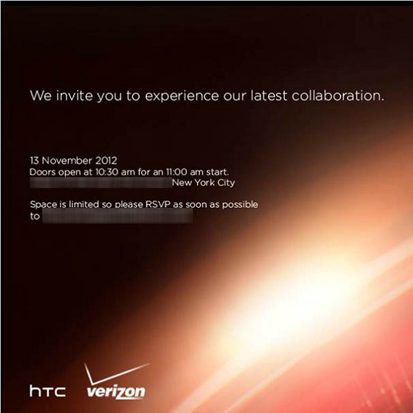 HTC ve Verizon 13 Kasım'da Full HD çözünürlüklü DROID DNA'yı tanıtacak