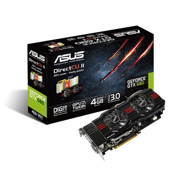 Asus, 4GB bellekli yeni GeForce GTX 680 modelini tanıttı