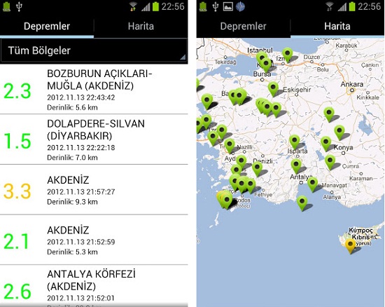 Depremler uygulaması ile dakika dakika deprem takibi yapın