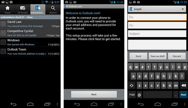 Outlook.com 25 milyon kullanıcıya ulaştı, Android uygulaması hazır