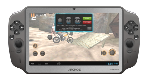 Oyun kolu-tablet melezi Archos GamePad satışa sunuldu