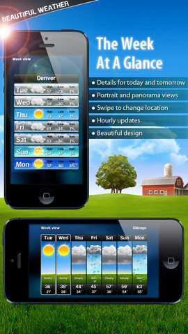 iOS için Beautiful Weather kapsamlı bir hava durumu uygulaması