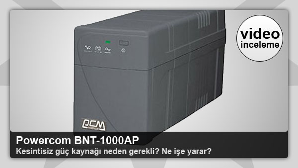 powercom bnt 1000ap ups kesintisiz guc