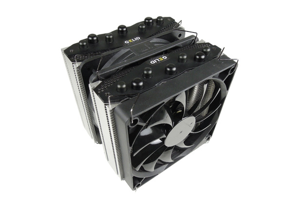 Gelid'den çift kule tasarımlı ve 7 adet ısı borulu işlemci soğutucusu: Black Edition