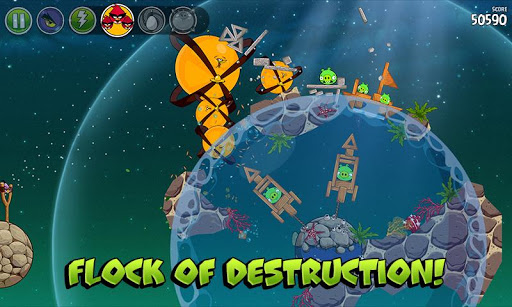 Angry Birds Space, 30 yeni seviye ile güncellendi