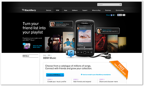 BlackBerry World, önüzmüzdeki haftalarda müzik ve video gibi içeriklerle desteklenecek