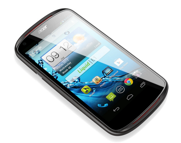 Acer'dan 4.5-inç ekranlı ve Android J.B. işletim sistemli akıllı telefon: Liquid E1