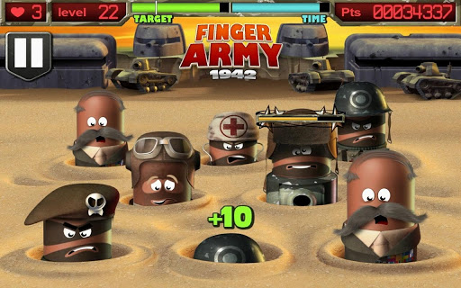 Finger Army 1942 ile parmaklarınıza büyük iş düşüyor