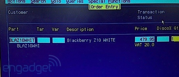 BlackBerry Z10 modelinin Avrupa fiyatı ortaya çıktı