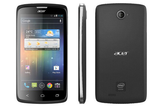 Acer, Intel işlemcili ilk akıllı telefonu Liquid C1'i tanıttı