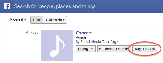Facebook, etkinliklere bilet satın alma butonunu ekliyor