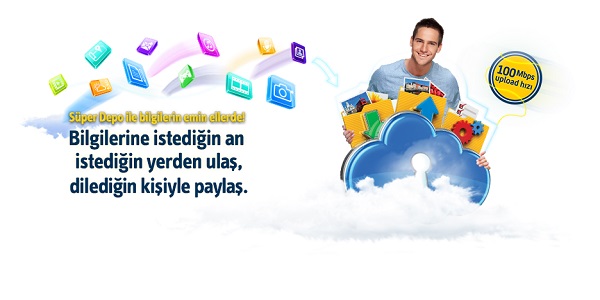Turkcell Superonline, müşterilerine özel Süper Depo bulut depolama hizmeti sunuyor