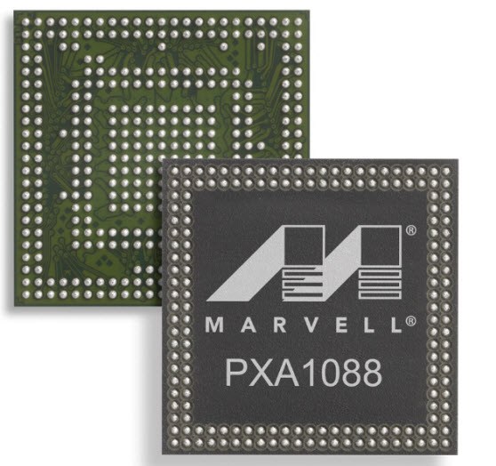 Marvell'dan mobil cihazlar için dört çekirdekli yongada sistem çözümü: PXA1088