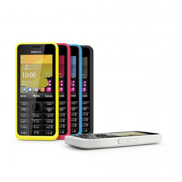 MWC 2013: Nokia'dan iki yeni cep telefonu: 105 ve 301