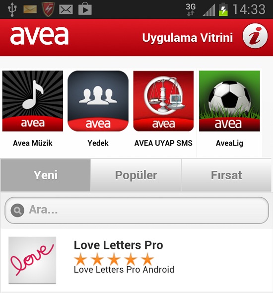 Avea, mobil platformlar için Uygulama Vitrini'ni yayınladı
