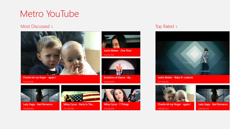 Türk geliştiriciden Windows 8 için YouTube uygulaması: Metro YouTube