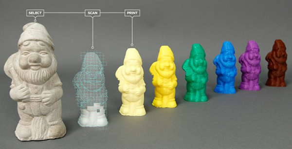 Üç boyutlu tarama çözümleri artıyor, 'Makerbot Digitizer Desktop 3D Scanner'