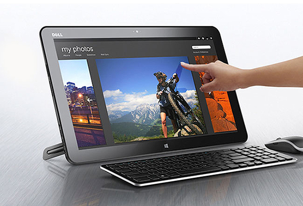 Dell, 18' ekran boyutuna sahip tablet/masaüstü hibrit bilgisayar modelini kullanıcılar karşısına çıkarttı