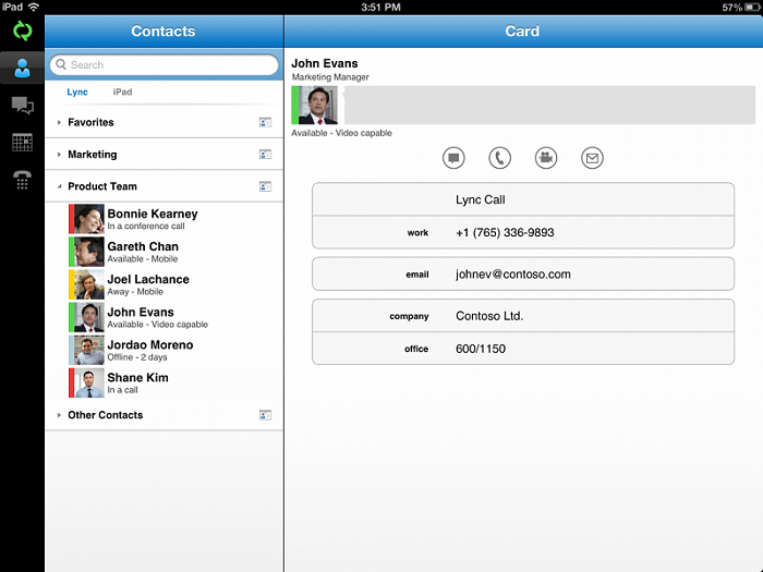 Microsoft Lync 2013, iPhone ve iPad için yayınlandı
