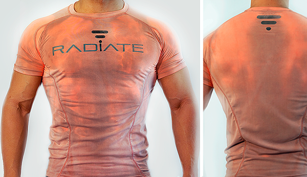 Vücut sıcaklığına göre renk değiştirebilen kıyafet teknolojisi, 'Radiate'