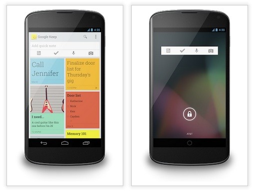 Google Keep, web ve Android için kullanıma sunuldu