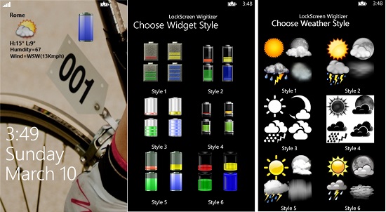 Lockscreen Wigitizer ile Windows Phone kilit ekranınızı şekillendirin