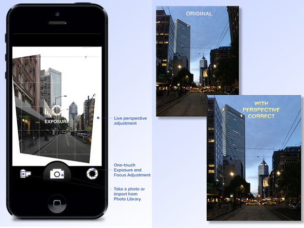 Apple cihazlar ile anlık perspektif ayarlamaları sağlayan uygulama, 'Perspective Correct'