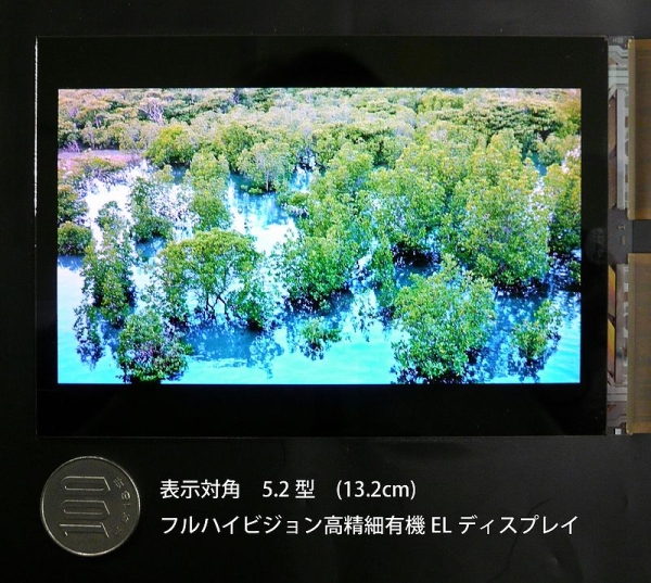 Japan Display, 5.2 inçlik Full HD çözünürlüklü bir OLED panel geliştirdiğini duyurdu