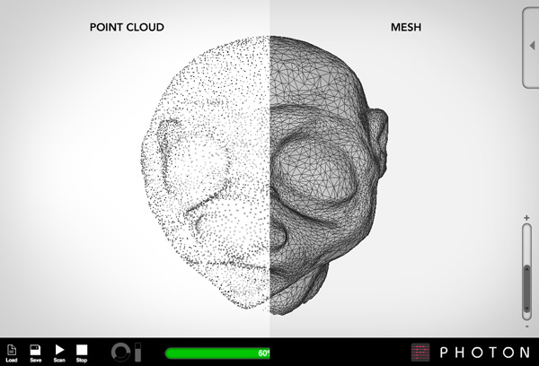 Yeni geliştirilen üç boyutlu tarayıcı modeli, “Photon 3D Scanner”