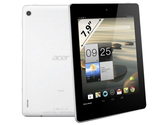 7.9 inçlik Acer Iconia A1-810 tablet resmi olarak tanıtıldı