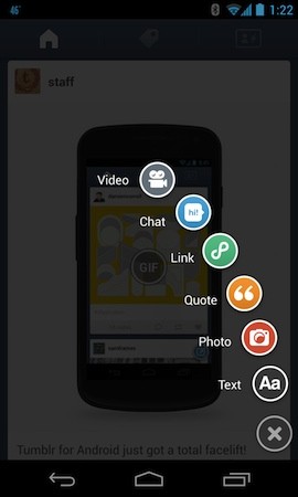 Android için Tumblr güncellendi