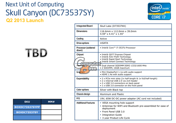 Intel'in NUC sistemini güncelleyeceği iddia ediliyor