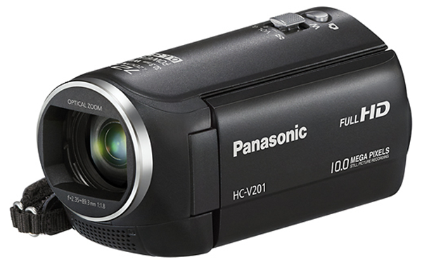Panasonic'ten yeni bir video kamera modeli, 'HC-V201'